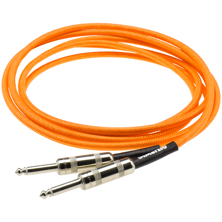 DiMarzio | EP1710NO | 10 ft Pro Guitar Cable | Neon Orange