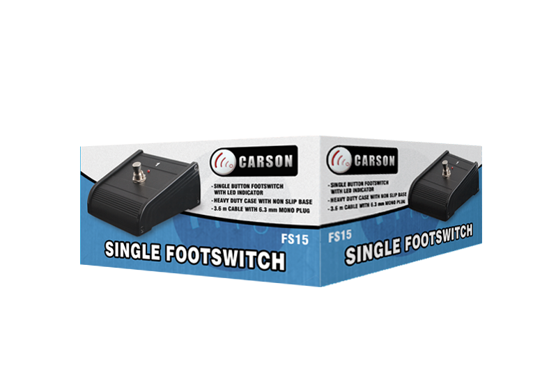 Carson | FS15 | Footswitch | Black