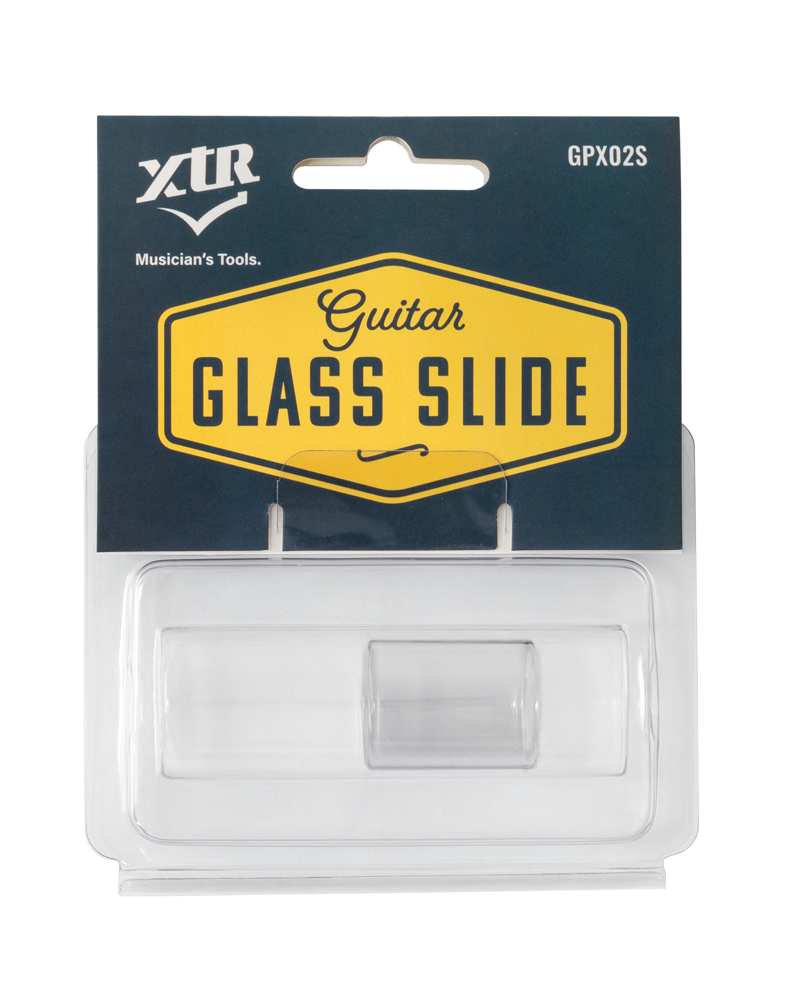 XTR | GPX02S | Glass Slide. Short. | Transparent