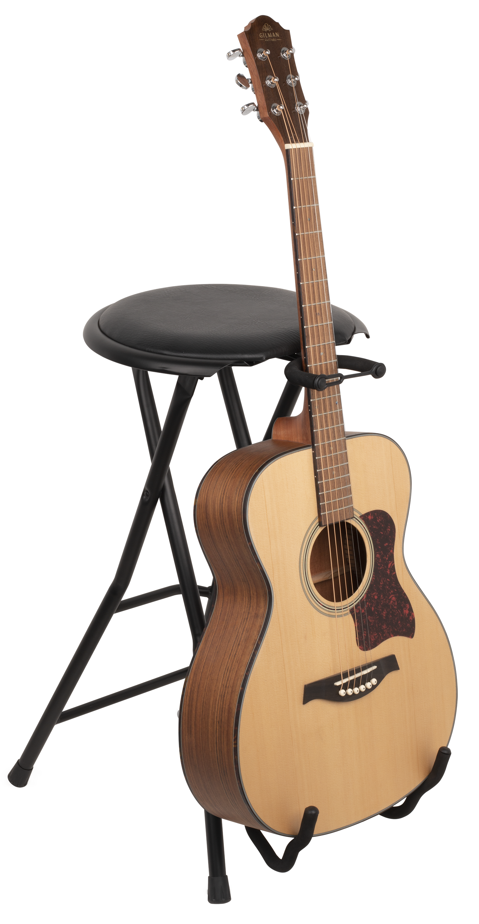 XTREME | GS811 | Guitarist Performer Stool with Guitar Stand