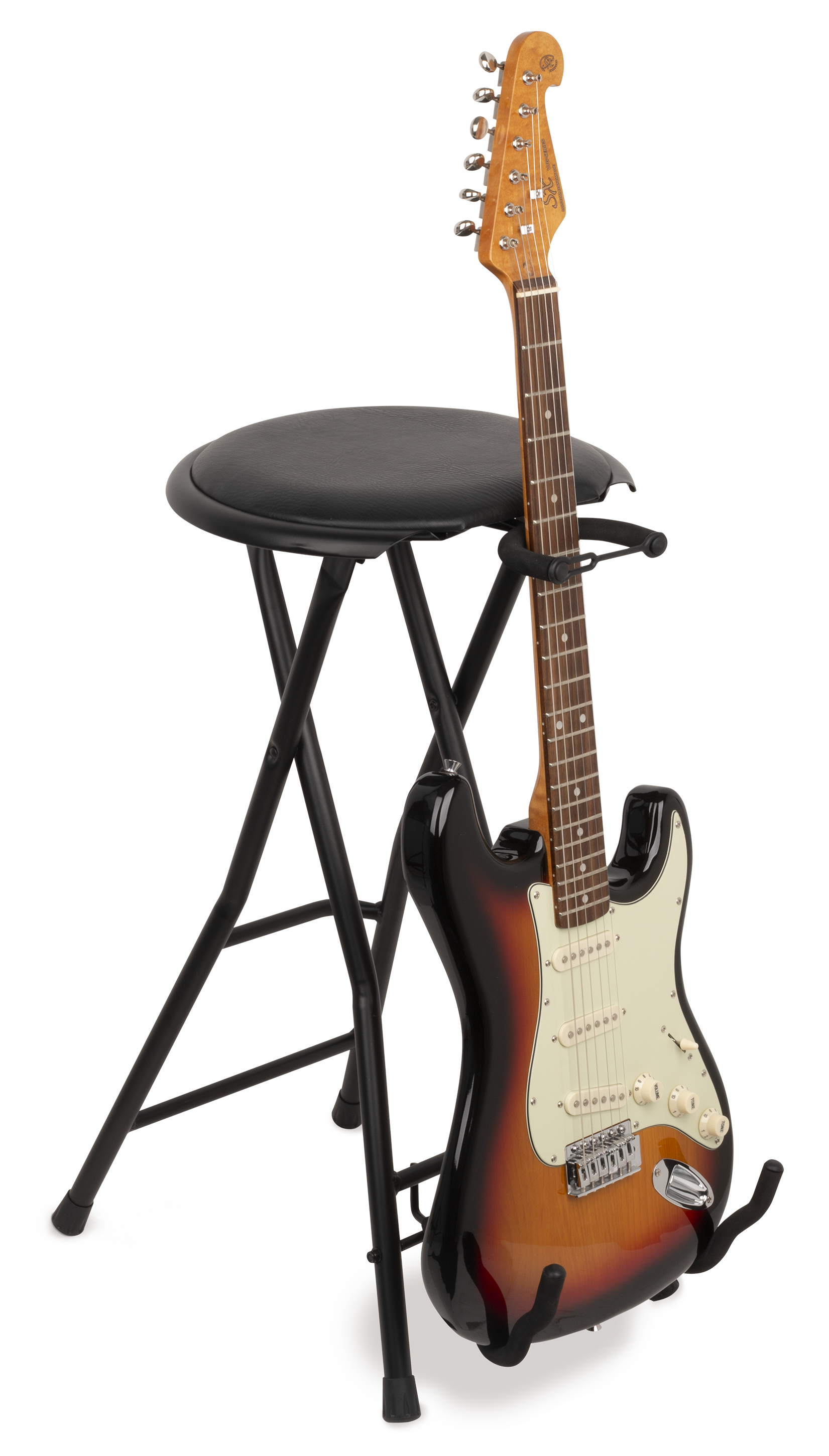 XTREME | GS811 | Guitarist Performer Stool with Guitar Stand