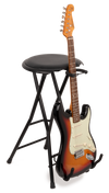 XTREME | GS811 | Guitarist Performer Stool with Guitar Stand