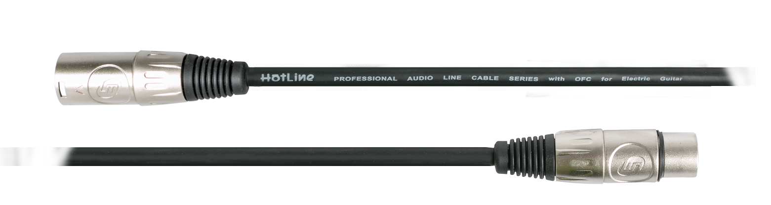 Hotline | HOT20L | 20 ft Microphone/Audio  Cable | Black