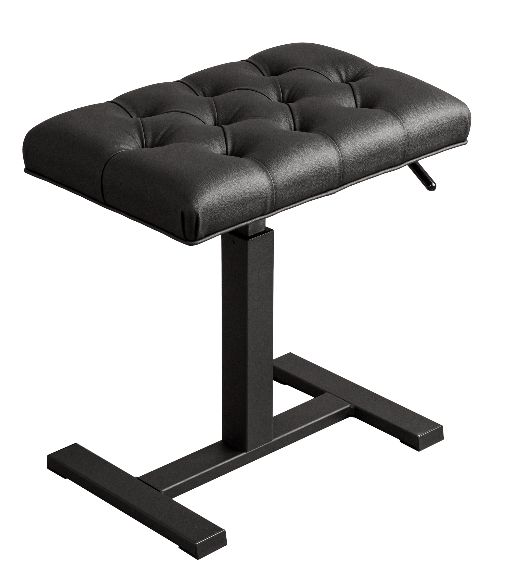 Hemingway | HPB55HB | Deluxe Easy-lift hydraulic Piano Stool | Polished ebony.