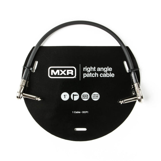 MXR | JM1FT | 1 ft Patch Cable | Black