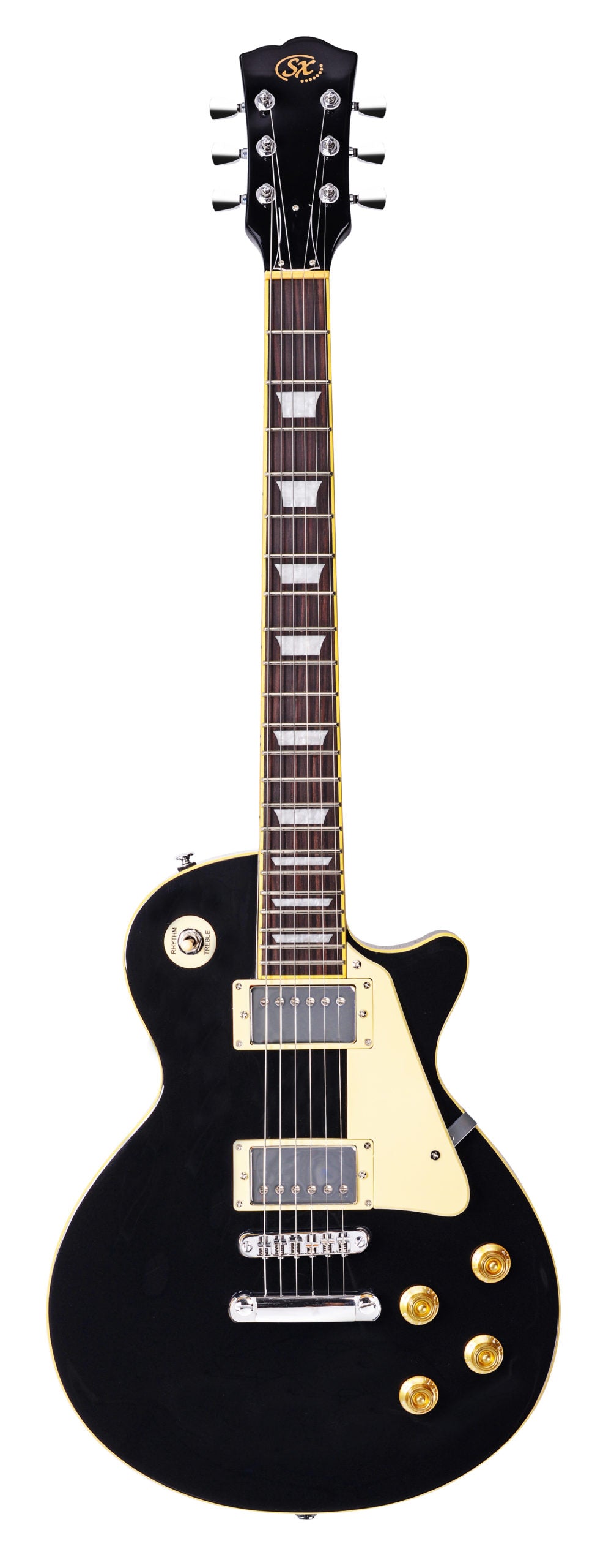 SX | LEE3BK | LP Style Electric Guitar | Black