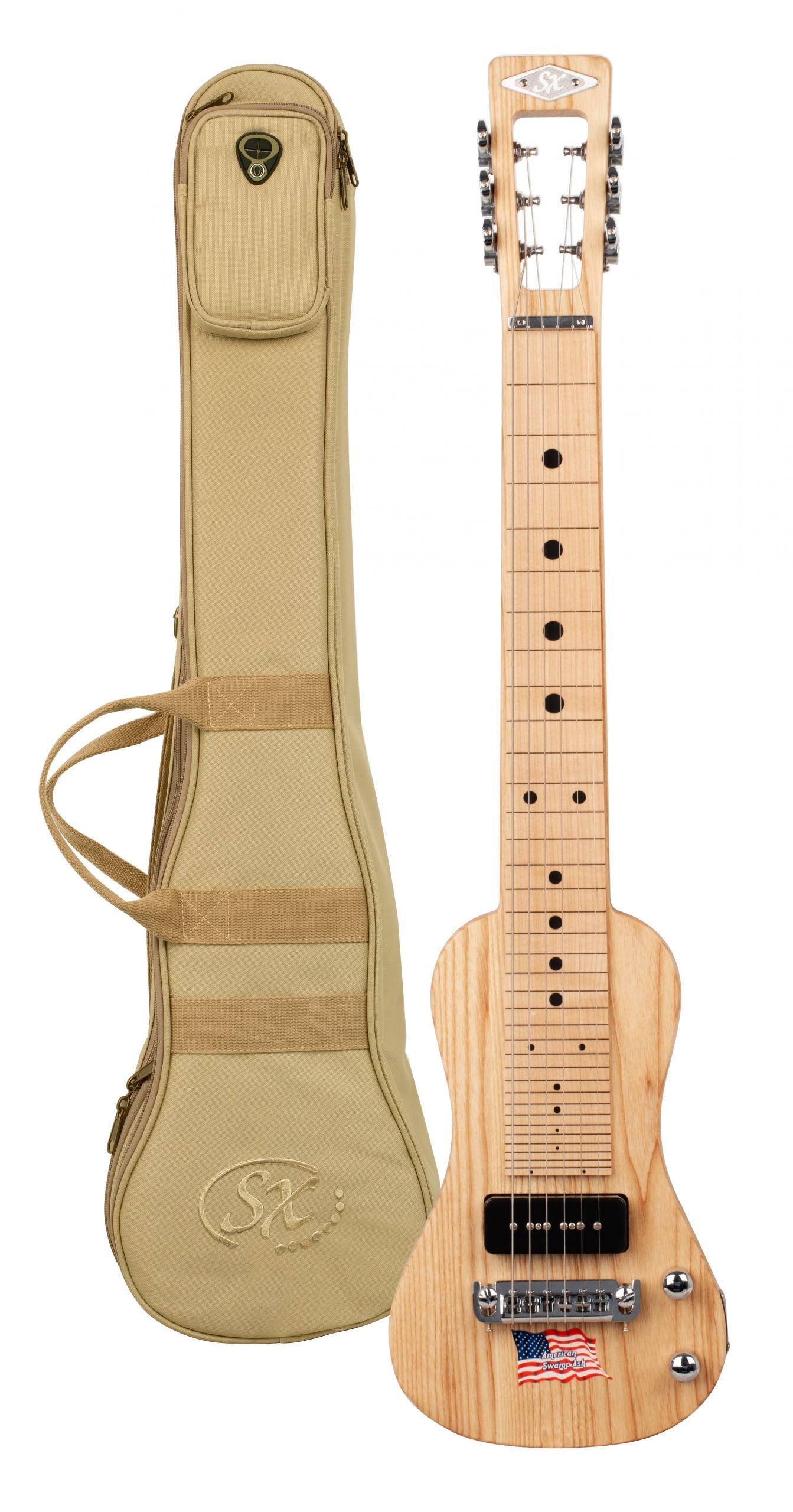 SX | LG22N | 6 string lap steel.  | Natural