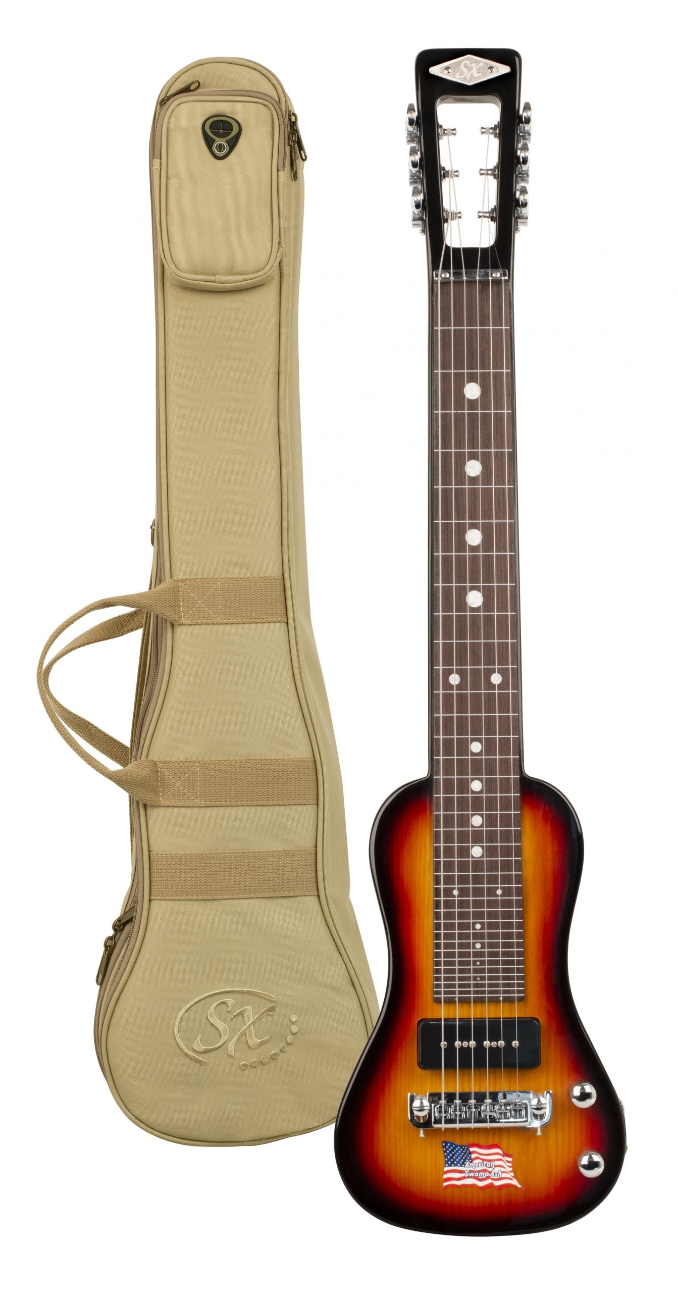 SX | LG22TS | 6 string lap steel.  | Tobacco Sunburst