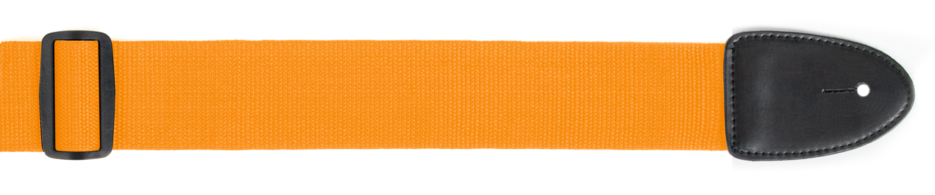 XTR | LS001OR | Poly Web Guitar Strap | Orange