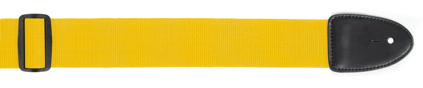 XTR | LS001YL | Poly Web Guitar Strap | Yellow