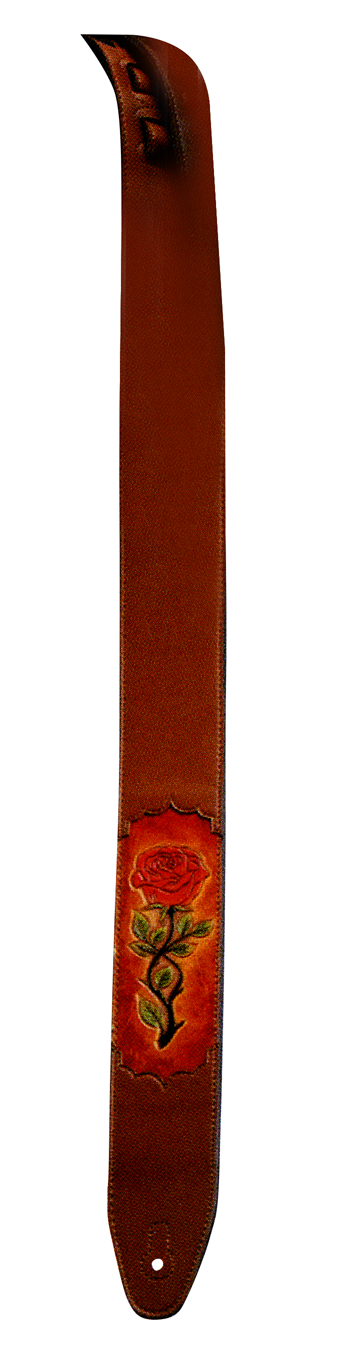 XTR | LS240 | Leather Guitar Strap | Brown