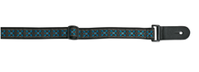  XTR | LS304 | Ukulele Strap | Vintage Blue/Grey Pattern