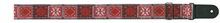  XTR | LS321 | Vintage Jacquard Weave Guitar Strap | Vintage Red/Sepia