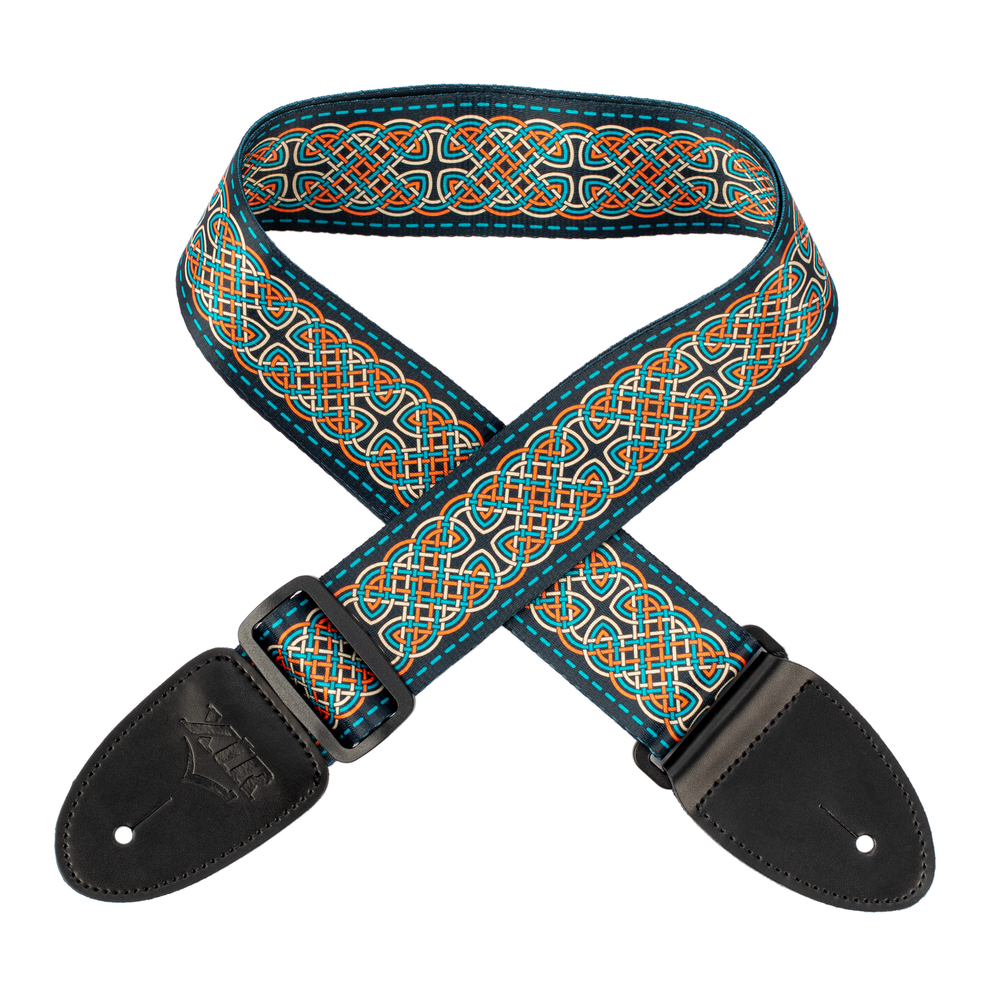 XTR | LS411 | Guitar Strap. | Red, Gold and Blue