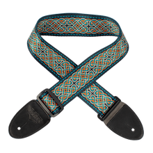  XTR | LS411 | Guitar Strap. | Red, Gold and Blue