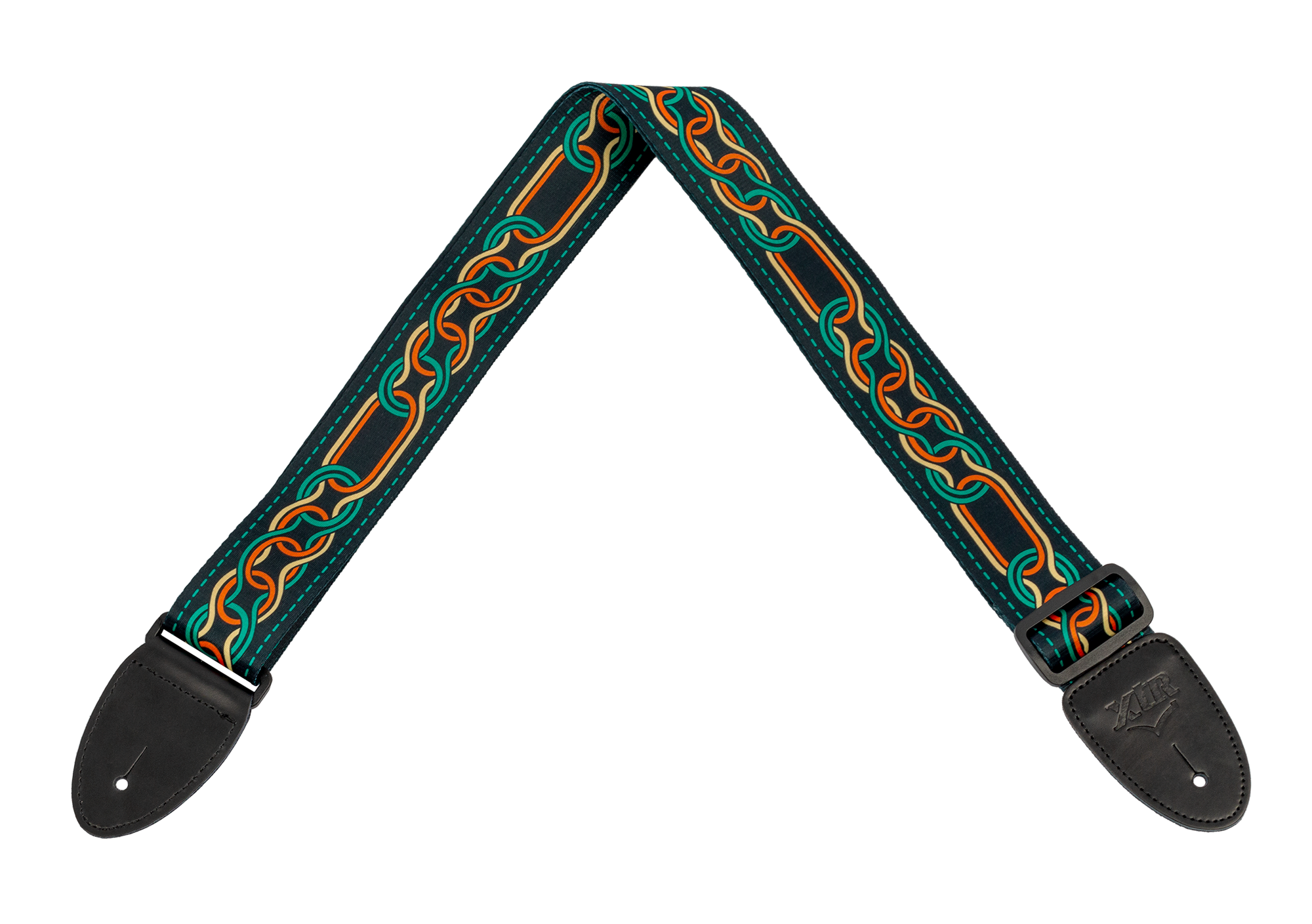 XTR | LS412 | Guitar Strap. | Red, Yellow and Green