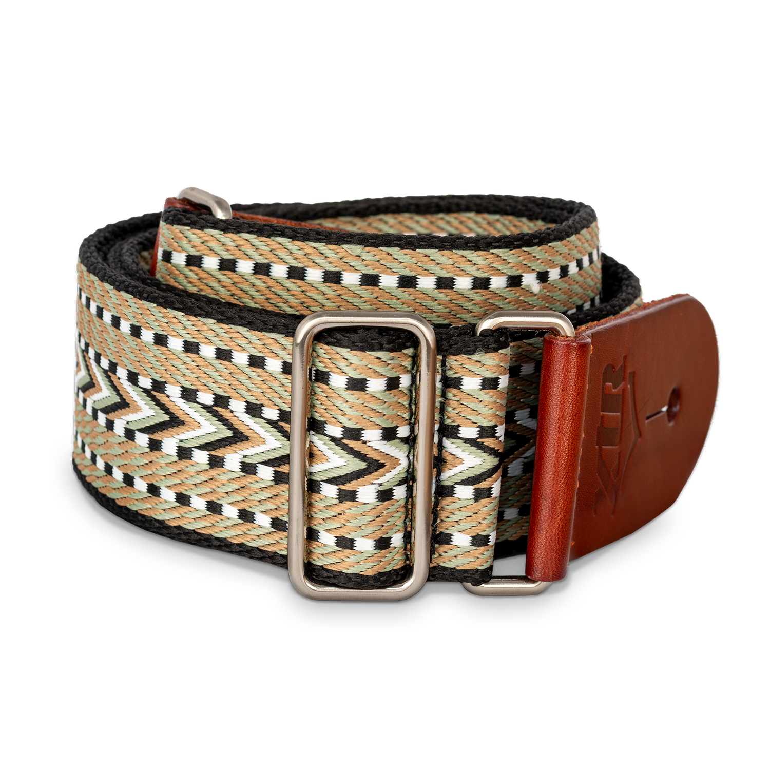 XTR | LS420 | Guitar Strap. | Vintage Faded Green