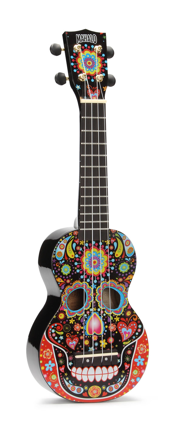 Mahalo | MA1SKbk | Skull | Soprano Ukulele