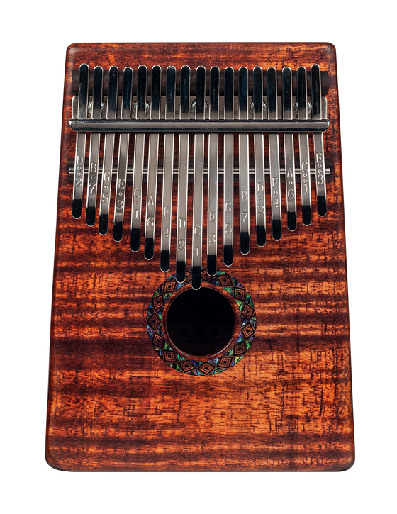 Mahalo | MKA17KA | Photo Flame "Koa" | 17 Key Kalimba