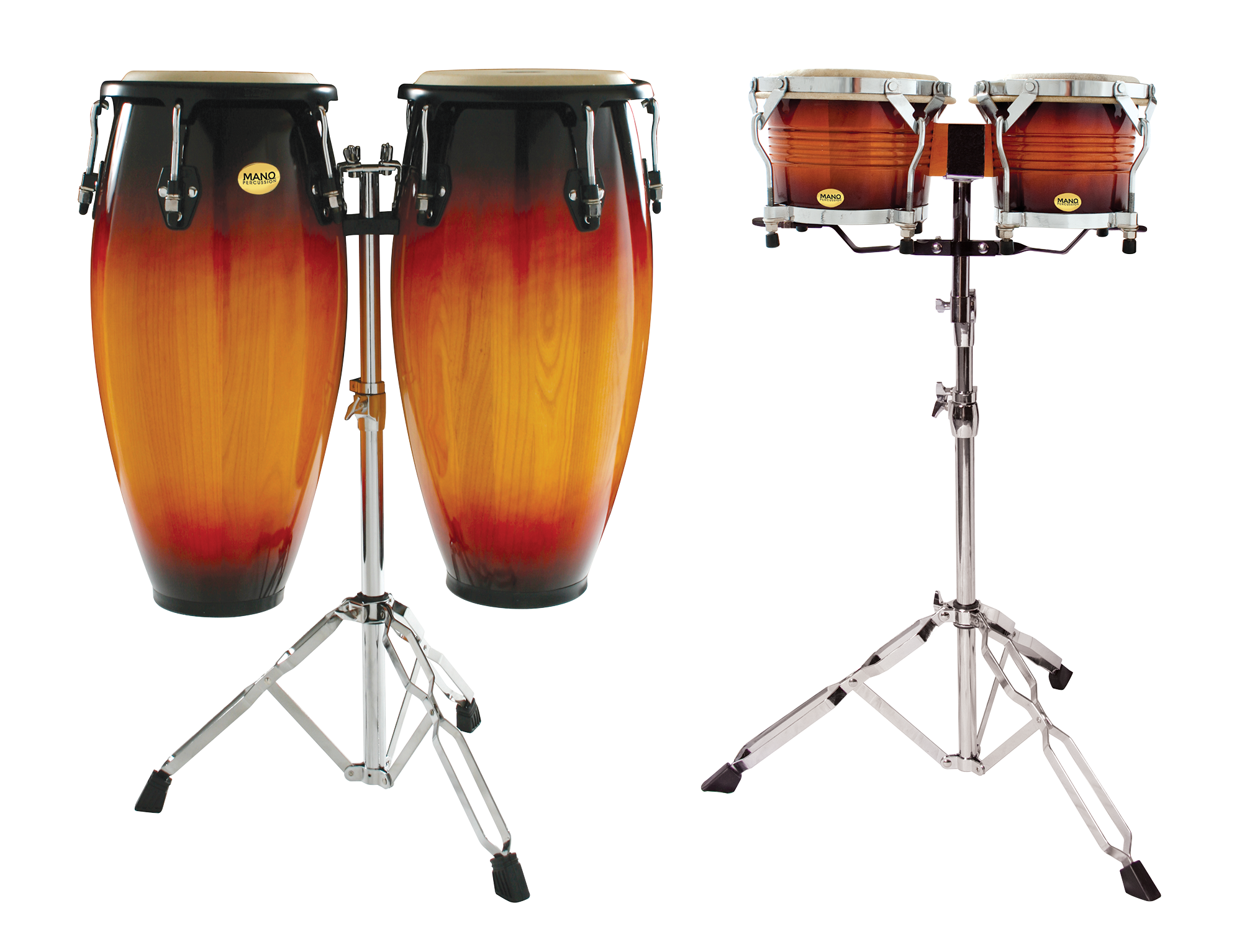 Mano Percussion | MPBCPK | Bongo/Conga & Stand Package | Sunburst