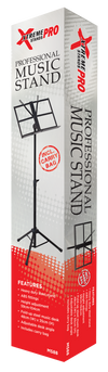XTREME PRO  | MS88 | Heavy duty black music stand. Pro Series