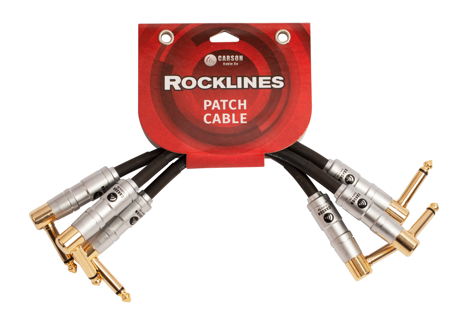 Carson | RAP006 | 6 Inch Patch Cable - Pack Of 3 | Black