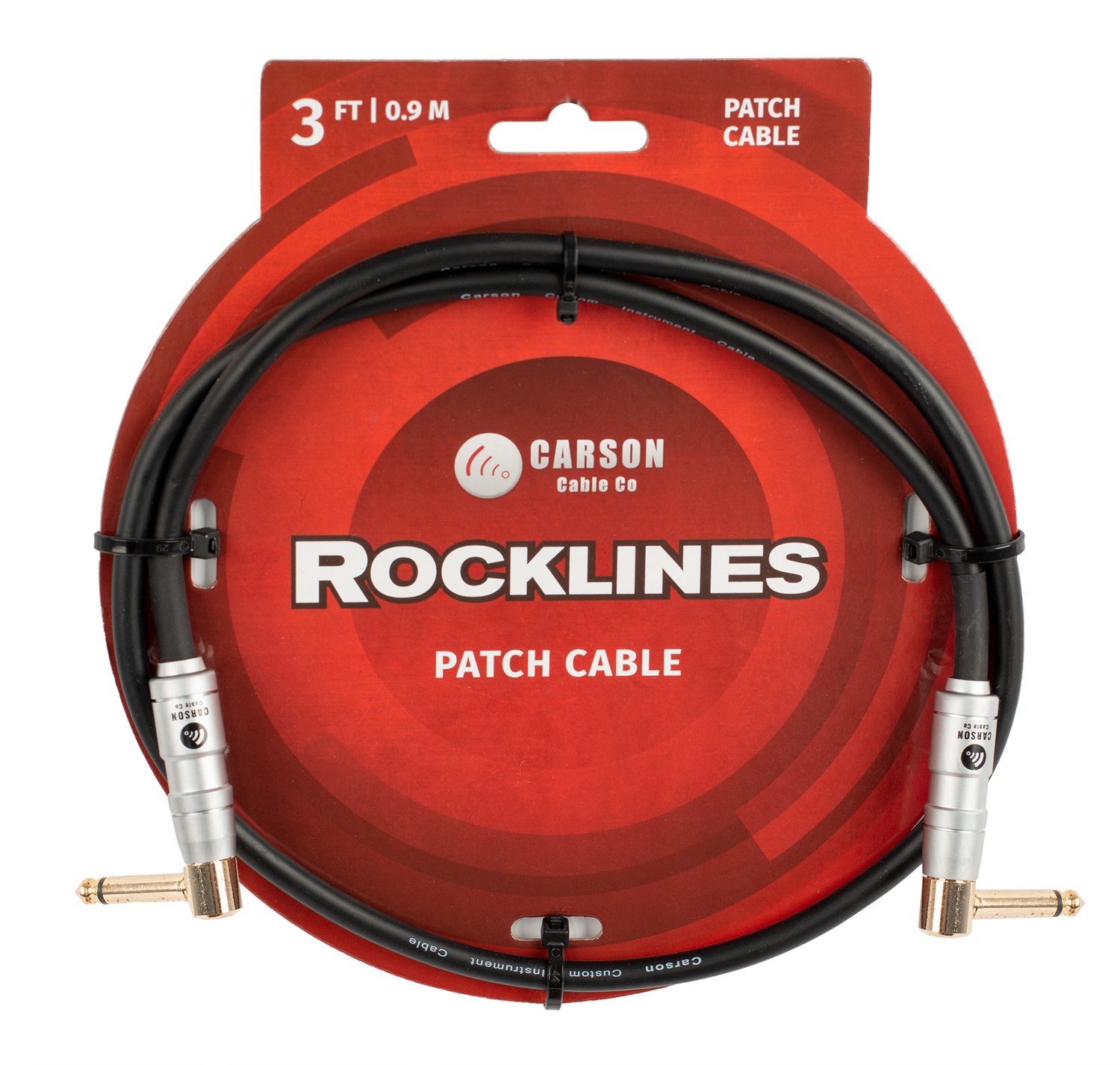 Carson | RAP3LL | 3 ft Patch Cable | Black