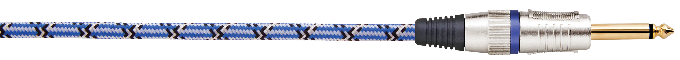 Carson | ROK20BL | 20 ft Noiseless Instrument Cable | Blue