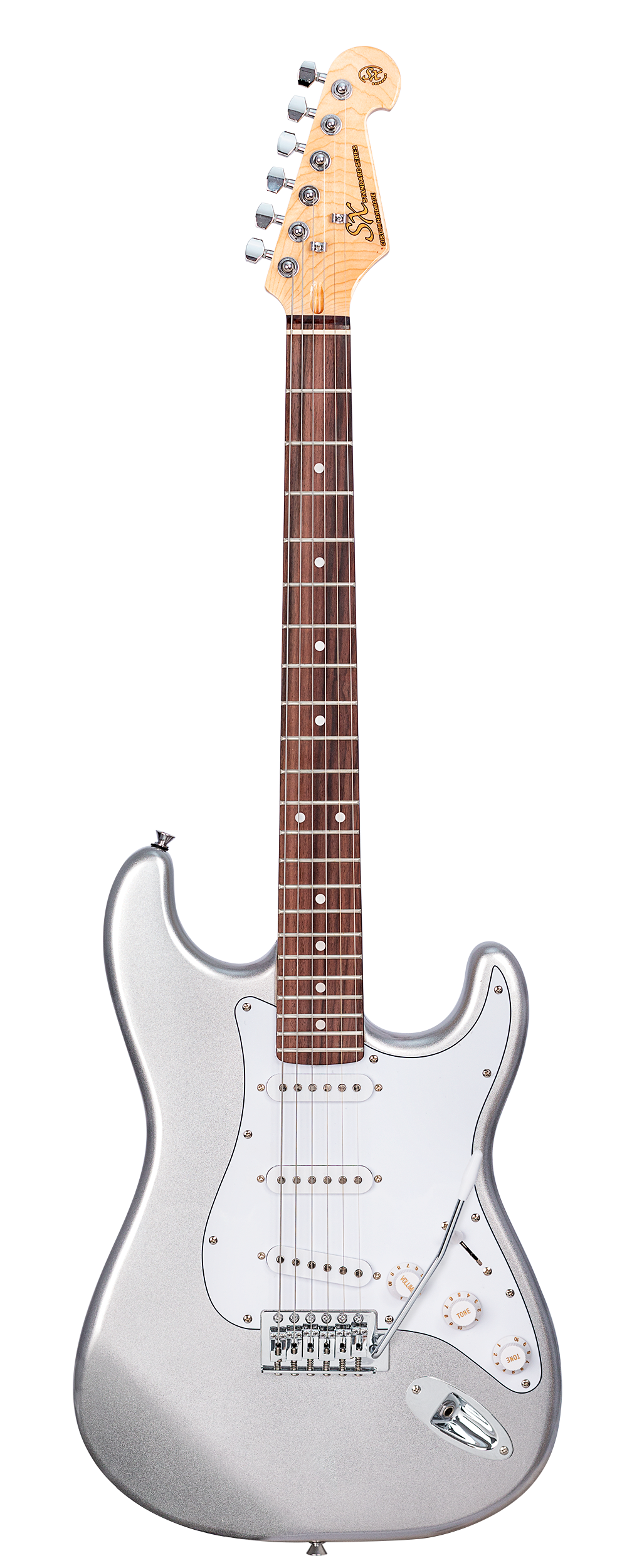SX | SE1SKMS | Electric Guitar & Amplifier Package - 4/4 size | Silver sparkle