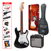 SX | SE1SKB | Electric Guitar & Amplifier Package - 4/4 size | Black