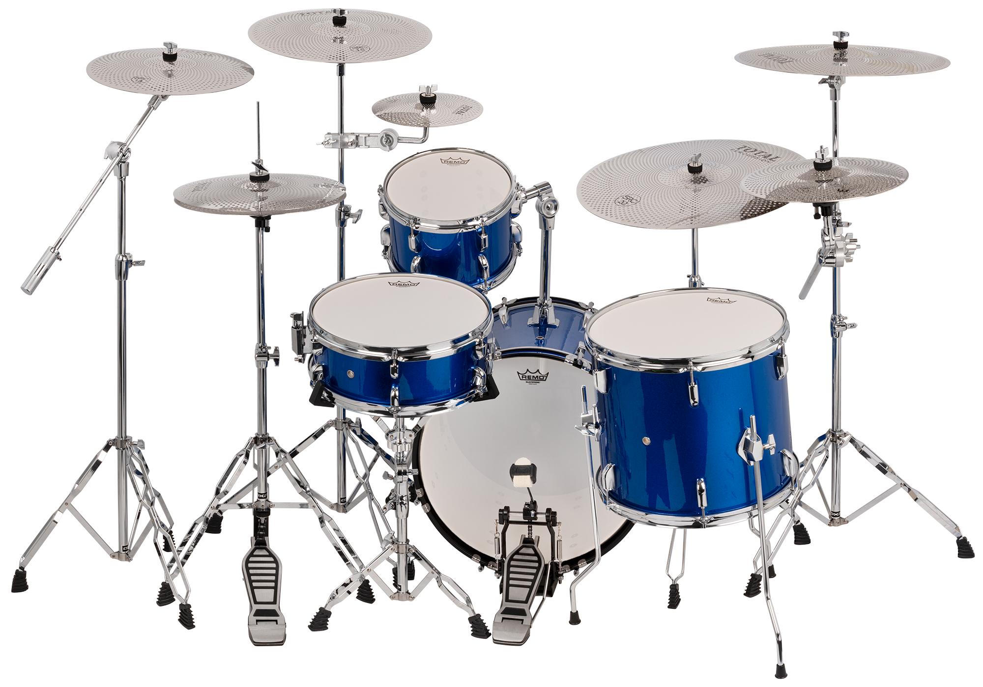 Total Percussion | SRC45 | Sound Reduction Cymbals Box Set. | Silver