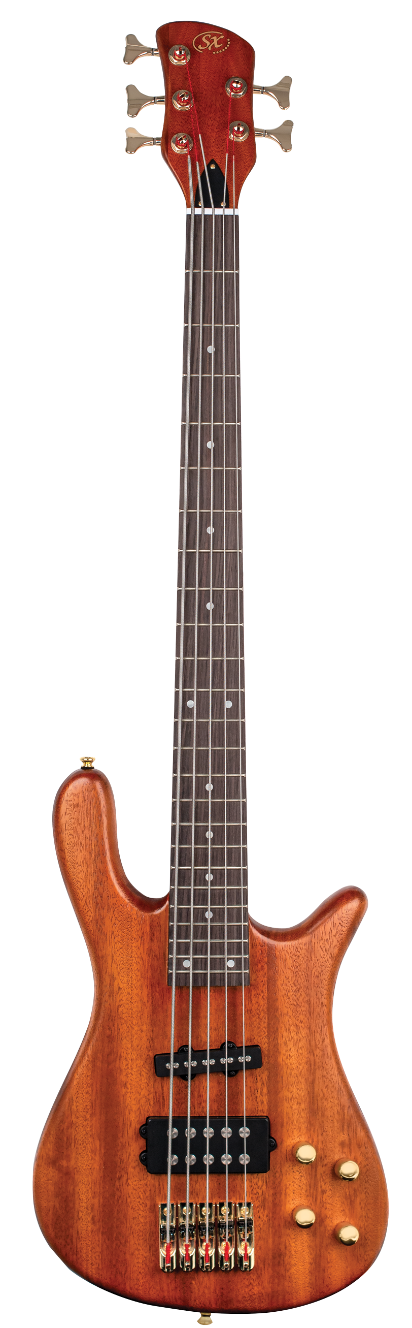SX | SWB15N | 5 String Bass Guitar | Natural