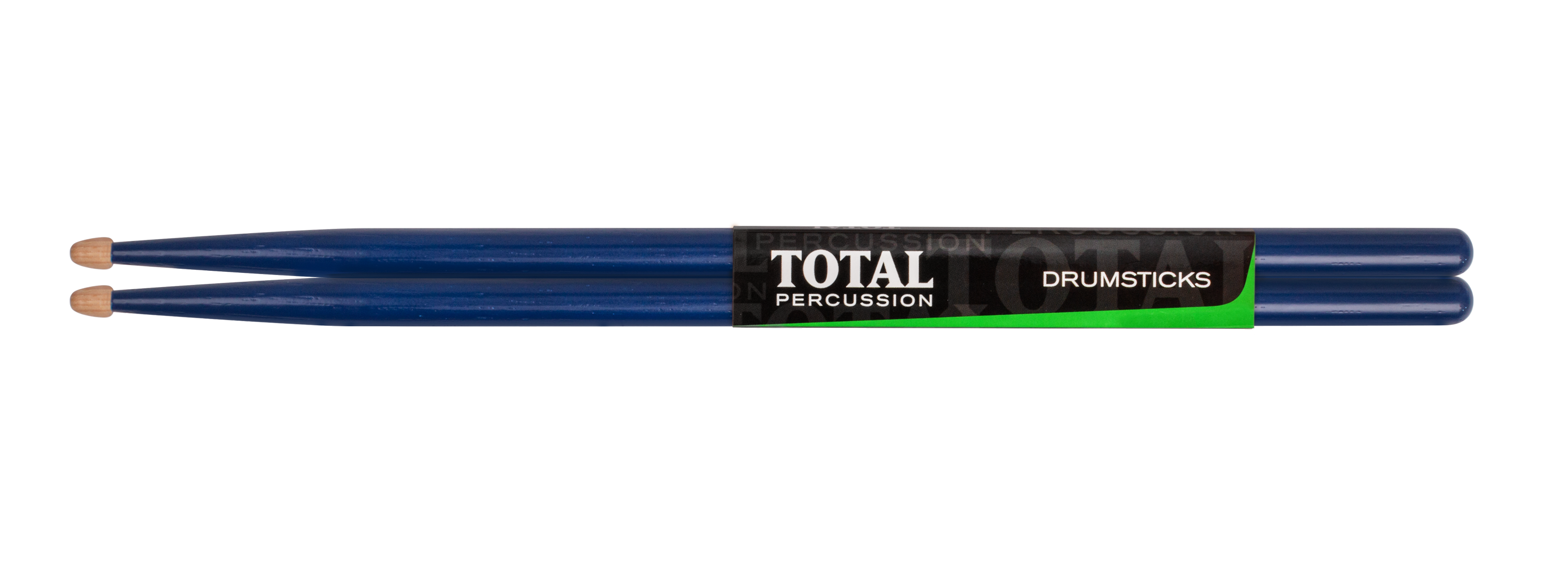Total Percussion | T5ABLU | Drum Sticks.  | Blue with natural tip