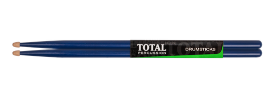 Total Percussion | T5ABLU | Drum Sticks.  | Blue with natural tip