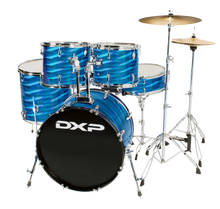  DXP | TX04PTDB | 22" 5 Piece Drum Kit Package  | 3D Blue