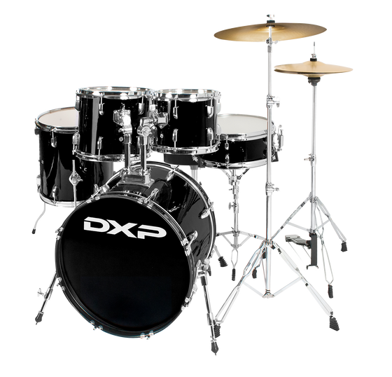 DXP | TX06PB | 20" 5 Piece Drum Kit Package | Black