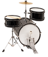 DXP | TXJ3BK | 3 Piece Junior Drum Kit Package  | Black