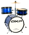 DXP | TXJ3MBL | 3 Piece Junior Drum Kit Package  | Metallic Blue