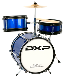  DXP | TXJ3MBL | 3 Piece Junior Drum Kit Package  | Metallic Blue