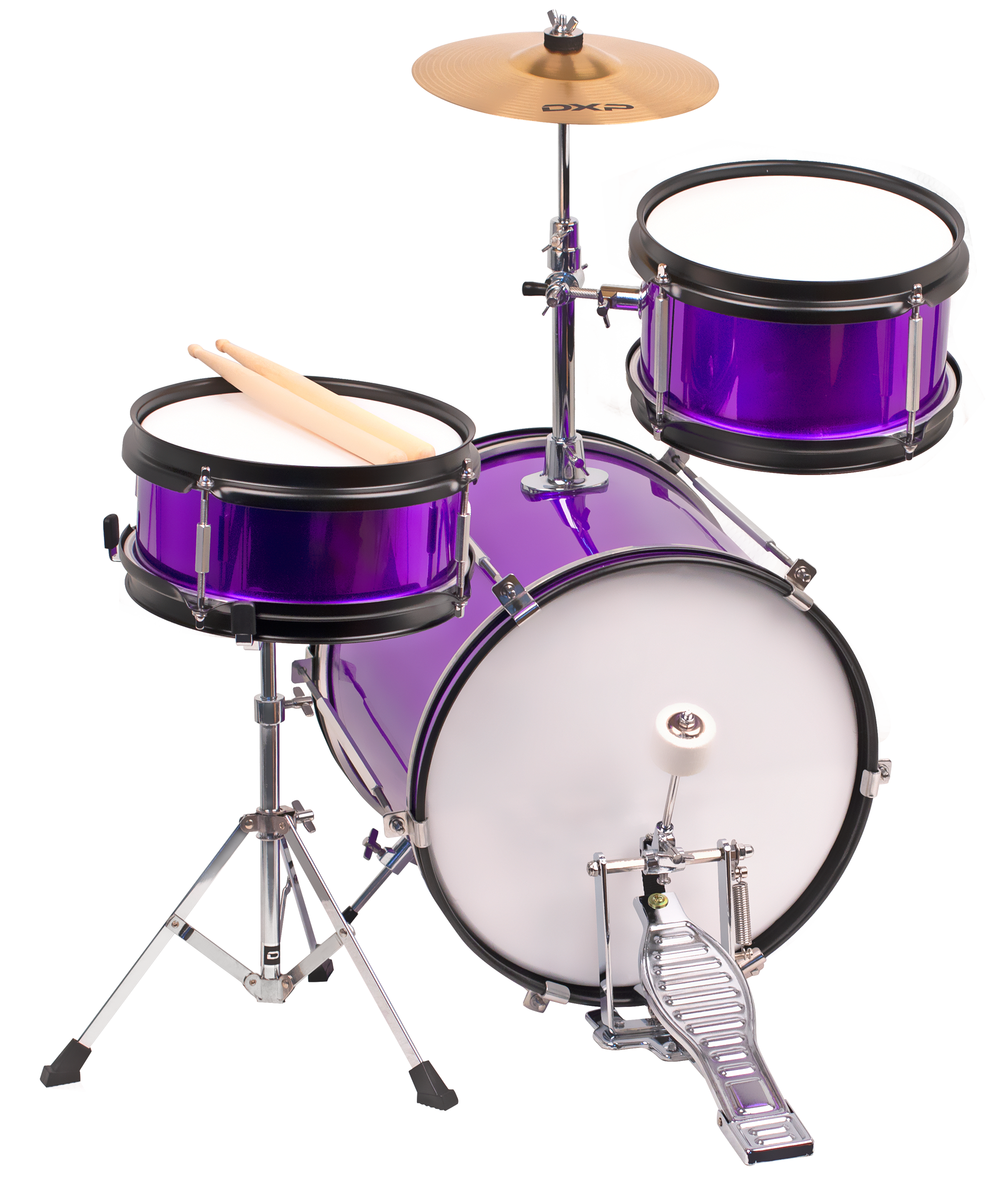DXP | TXJ3PL | 3 Piece Junior Drum Kit Package  | Purple