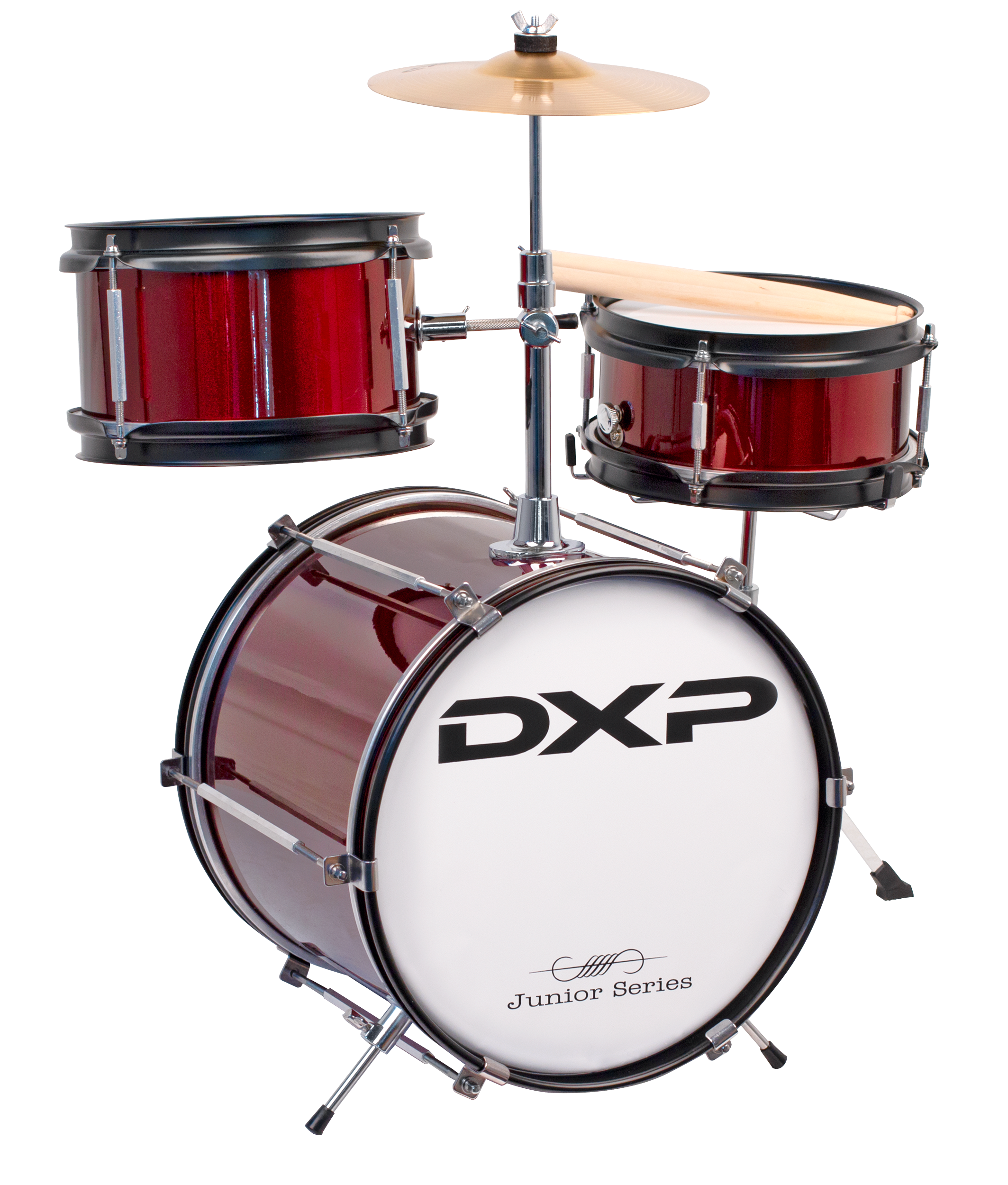 DXP | TXJ3WR | 3 Piece Junior Drum Kit Package  | Wine Red