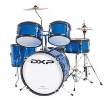  DXP | TXJ5MBL | 5 Piece Junior Drum Kit Package  | Metallic Blue
