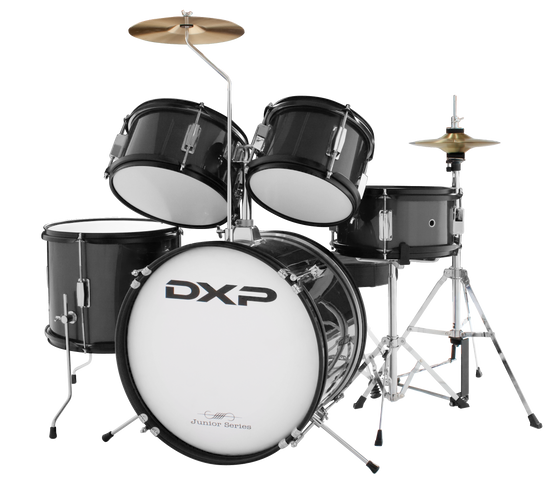 DXP | TXJ5BK | 5 Piece Junior Drum Kit Package  | Black