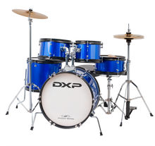  DXP | TXJ7MBL | 5 Piece Junior Drum Kit Package  | Metallic Blue