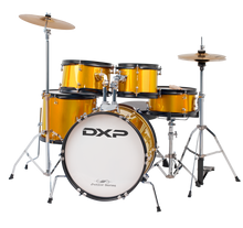  DXP | TXJ7GS | 5 Piece Junior Drum Kit Package  | Gold Sparkle