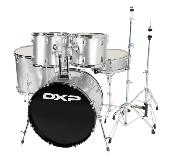 DXP | TXP35SL | 22" 5 Piece Drum Kit  | Metallic Silver