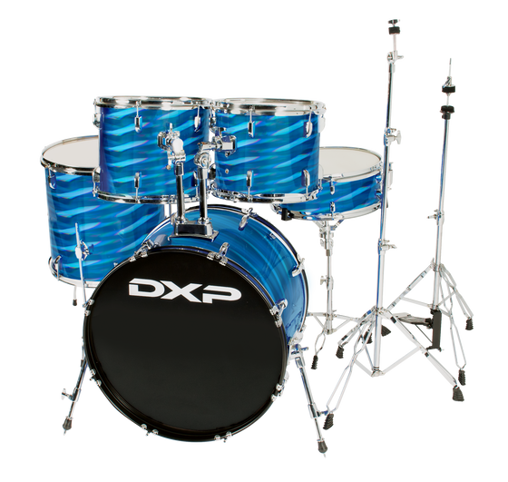DXP | TXP35TDB | 22" 5 Piece Drum Kit  | 3D Blue