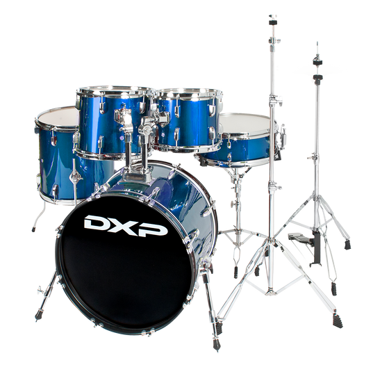 DXP | TXP62BL | 20" 5 Piece Drum Kit  | Metallic Blue