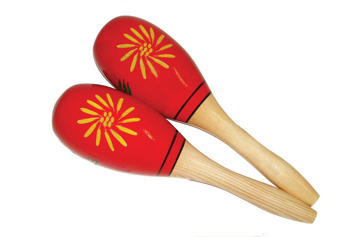 Mano Percussion | UE410 | Wooden Maracas | Red