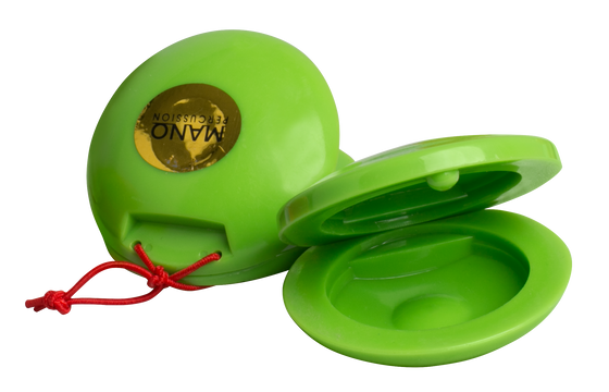 Mano Percussion | UE811G | Finger Castanets | Green